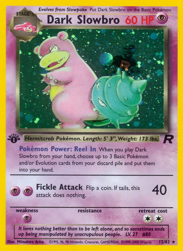 Dark Slowbro · Team Rocket