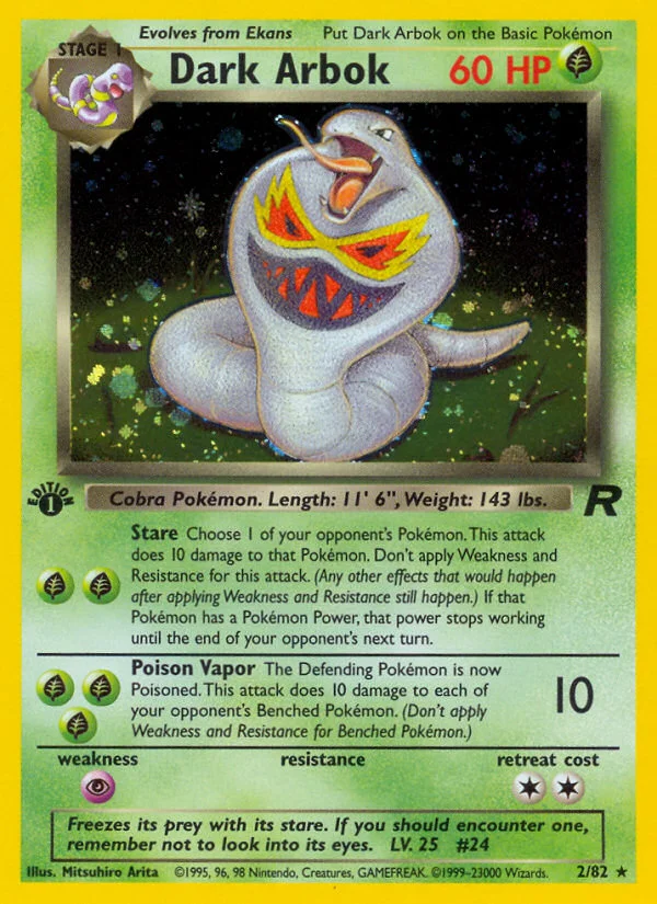 Dark Arbok · Team Rocket
