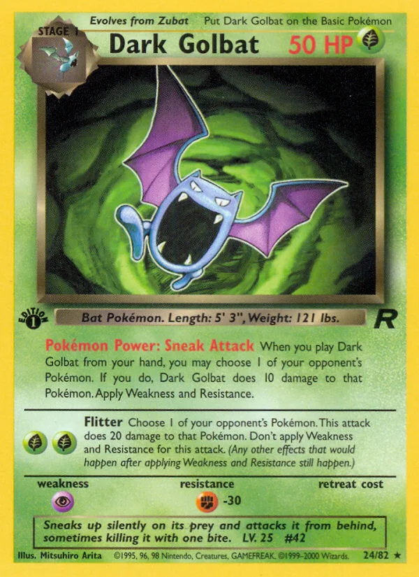 Dark Golbat · Team Rocket