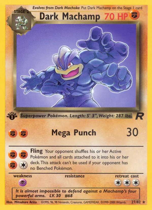 Dark Machamp · Team Rocket