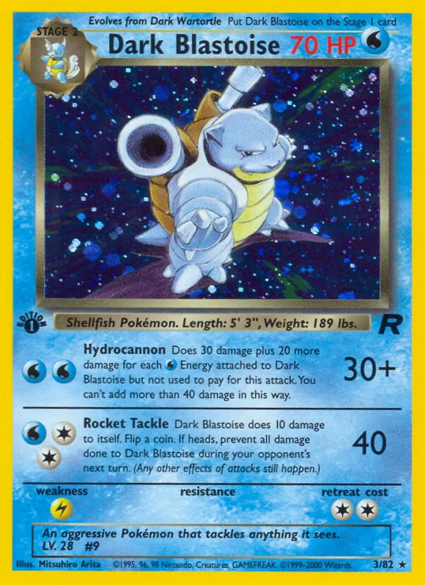 Dark Blastoise · Team Rocket