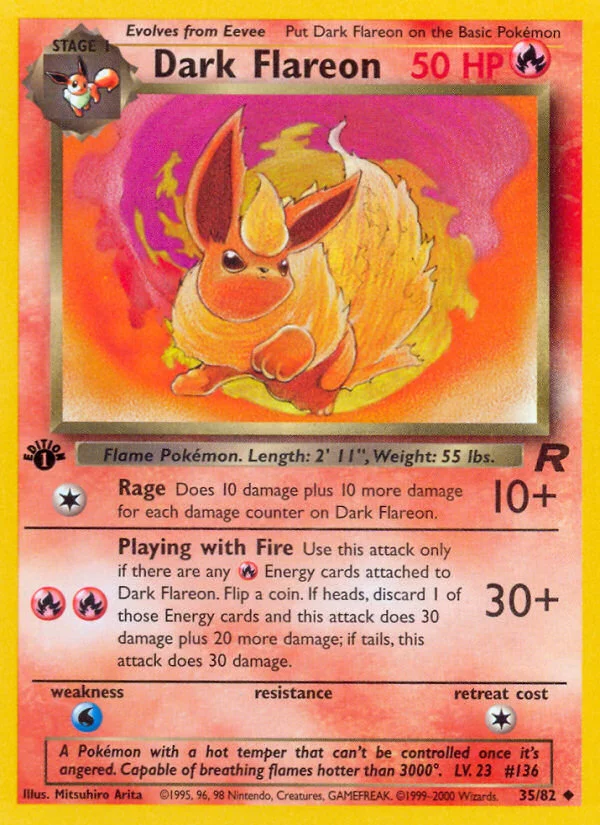 Dark Flareon · Team Rocket