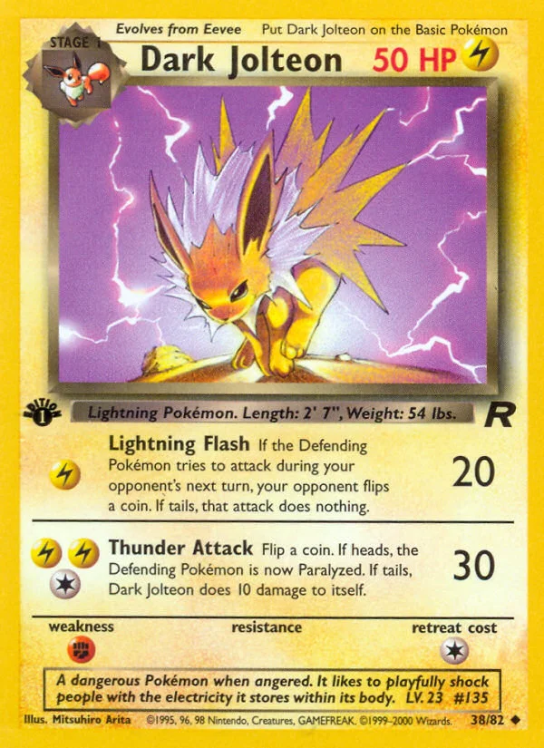Dark Jolteon · Team Rocket