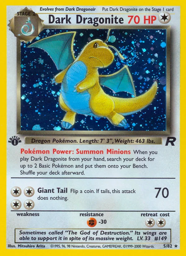 Dark Dragonite · Team Rocket