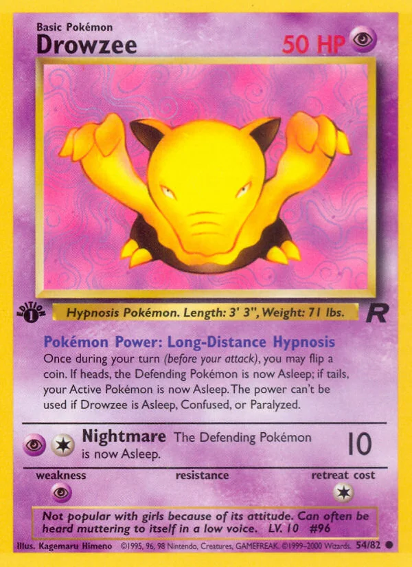 Drowzee · Team Rocket