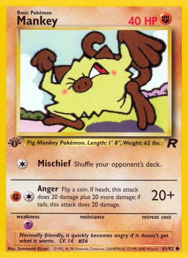 Mankey · Team Rocket