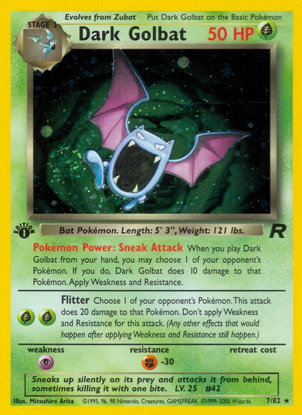 Dark Golbat · Team Rocket