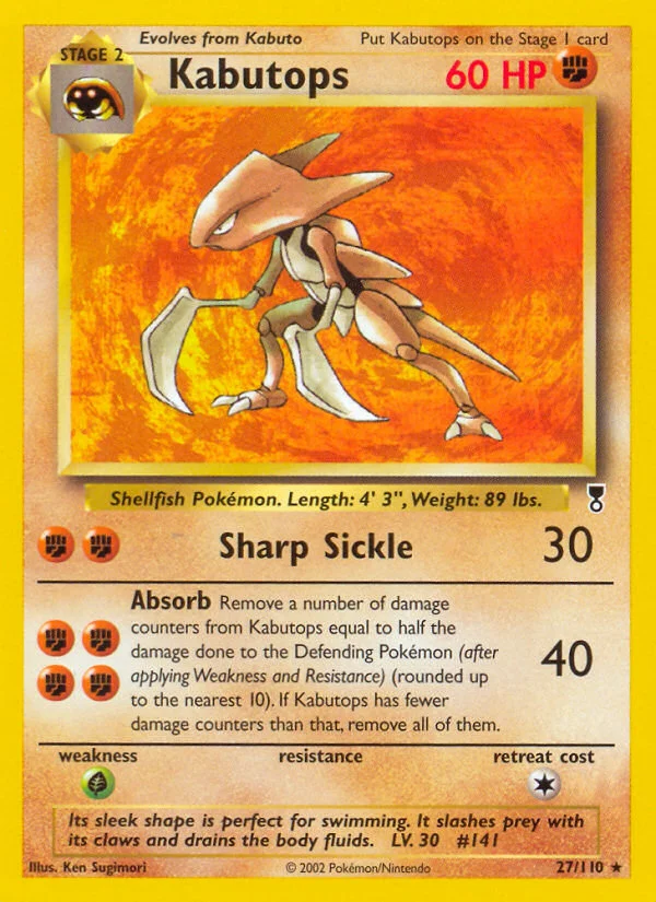 Kabutops · Legendary Collection