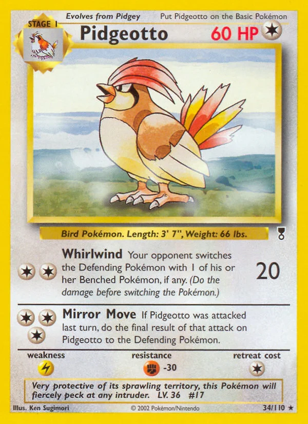 Pidgeotto · Legendary Collection
