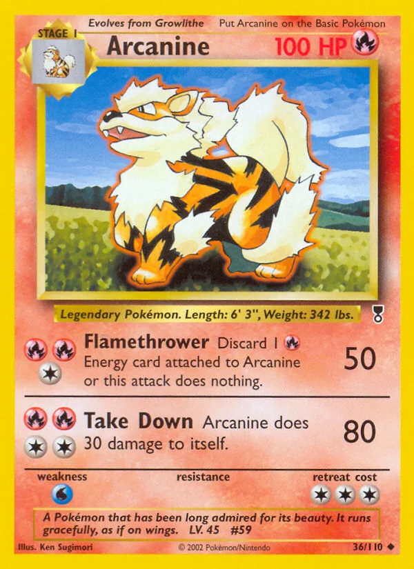 Arcanine · Legendary Collection