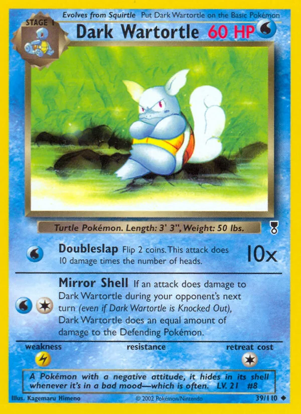 Dark Wartortle · Legendary Collection