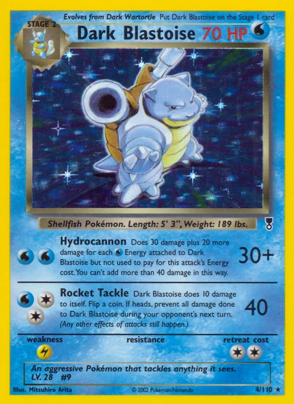 Dark Blastoise · Legendary Collection