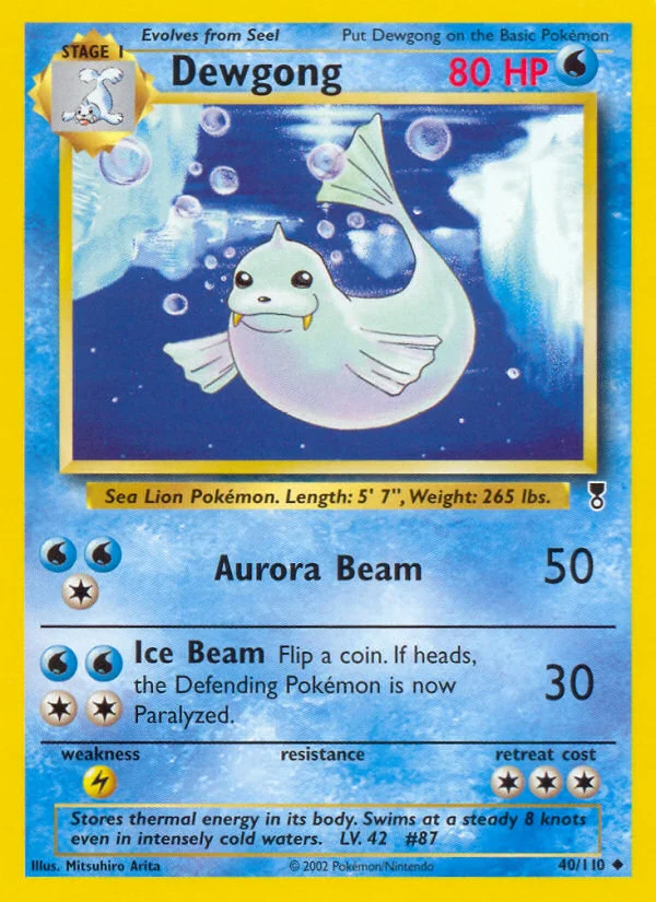 Dewgong · Legendary Collection