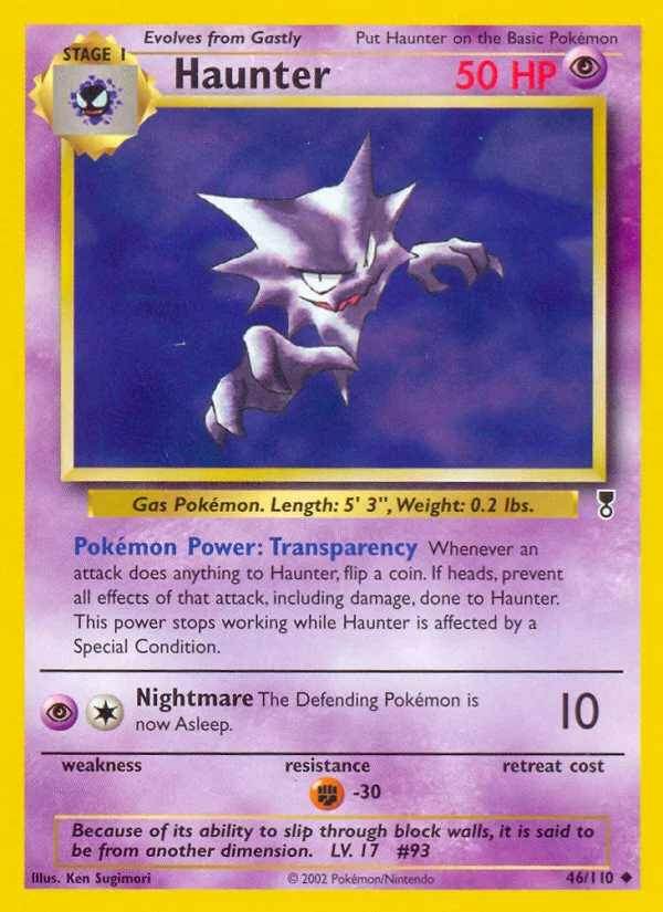 Haunter · Legendary Collection
