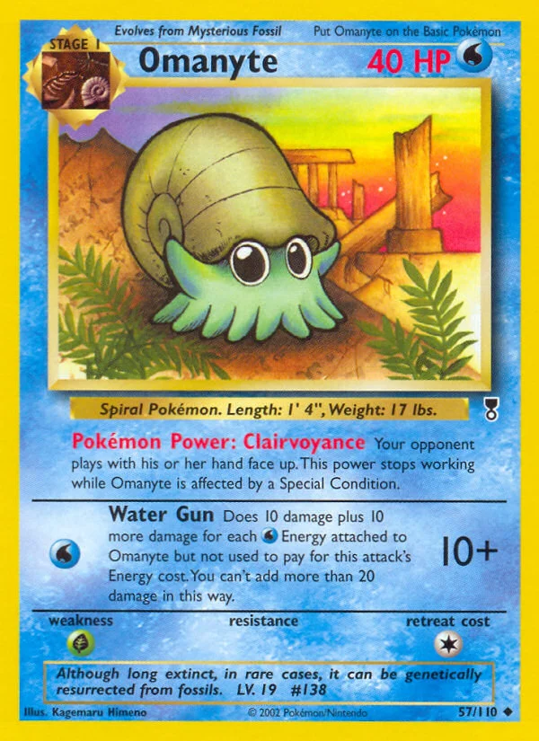 Omanyte · Legendary Collection