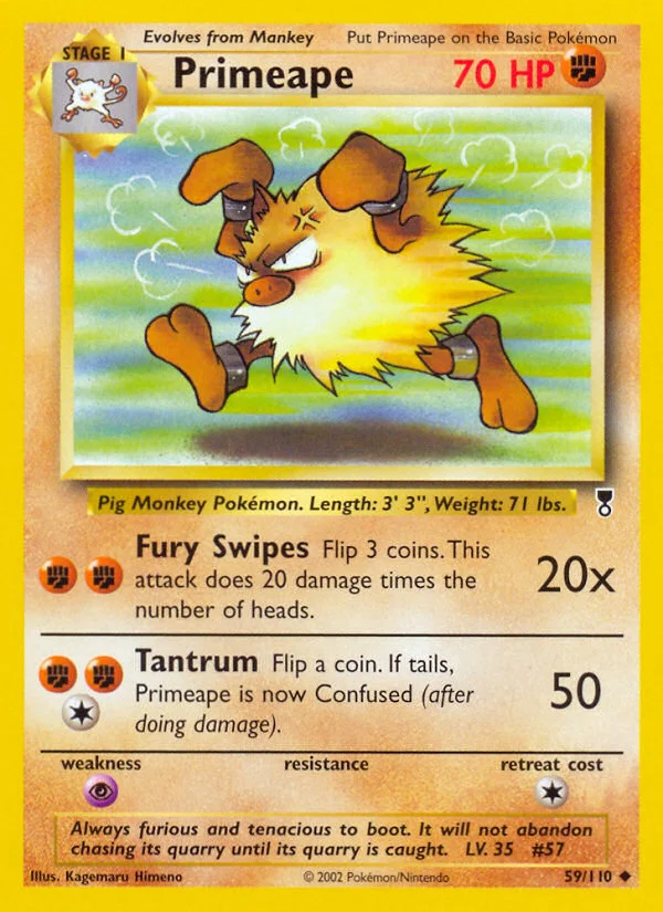 Primeape · Legendary Collection