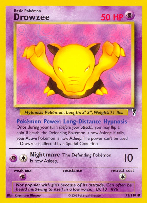 Drowzee · Legendary Collection