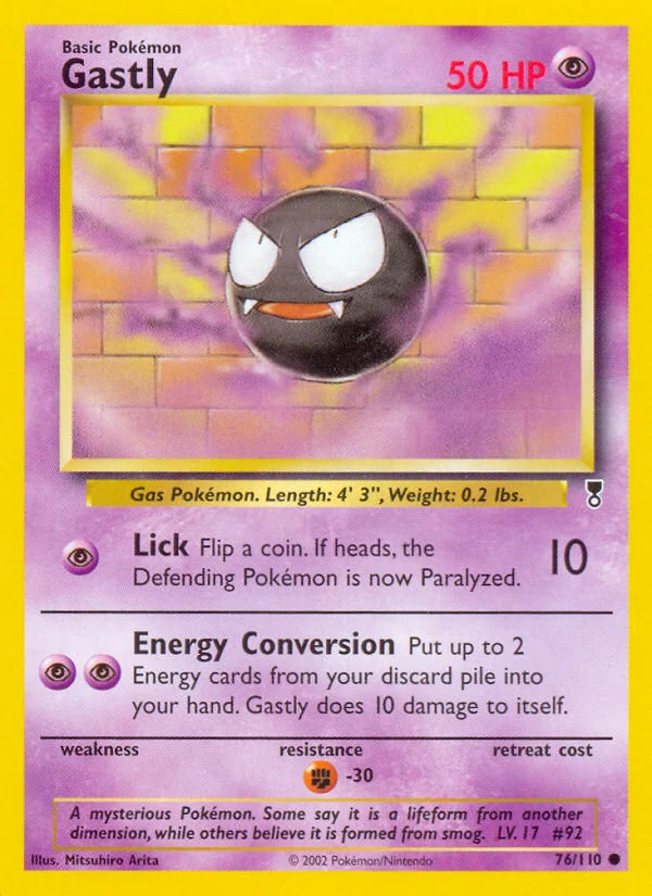 Gastly · Legendary Collection