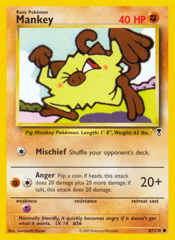 Mankey · Legendary Collection