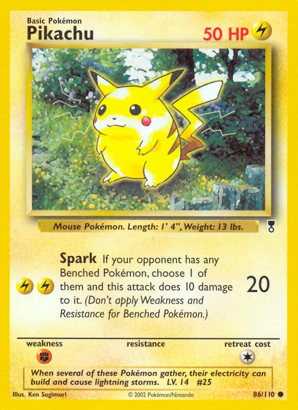 Pikachu · Legendary Collection