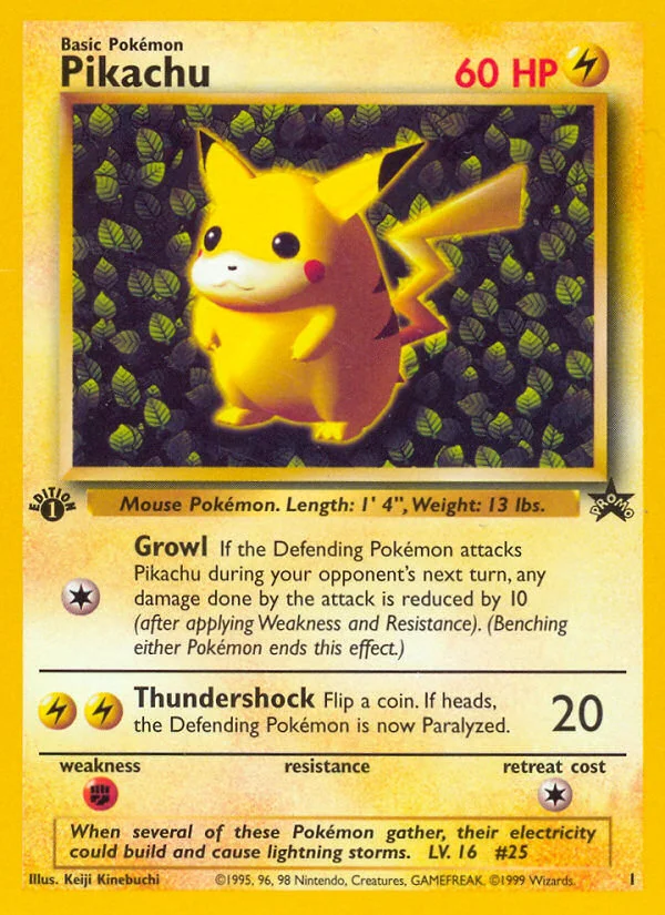 Pikachu · Wizards Black Star Promos