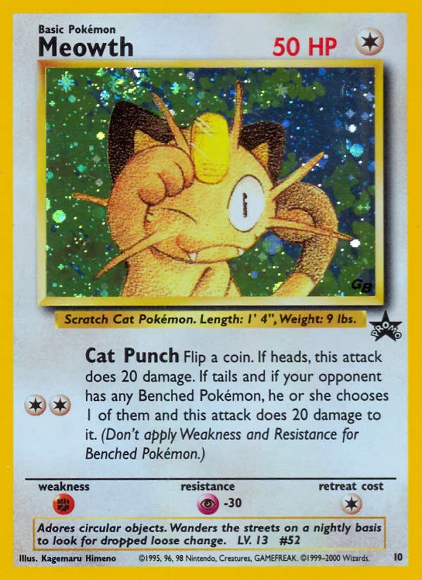 Meowth · Wizards Black Star Promos