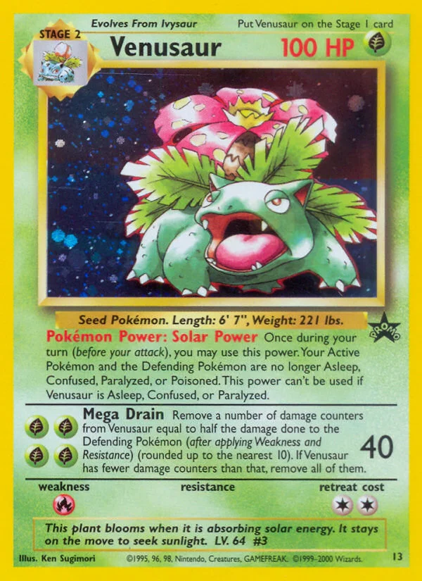 Venusaur · Wizards Black Star Promos