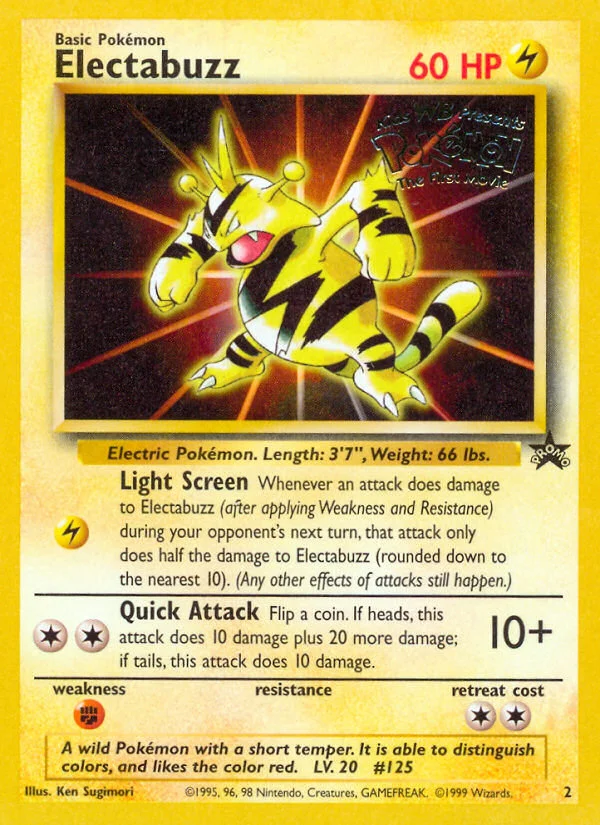 Electabuzz · Wizards Black Star Promos