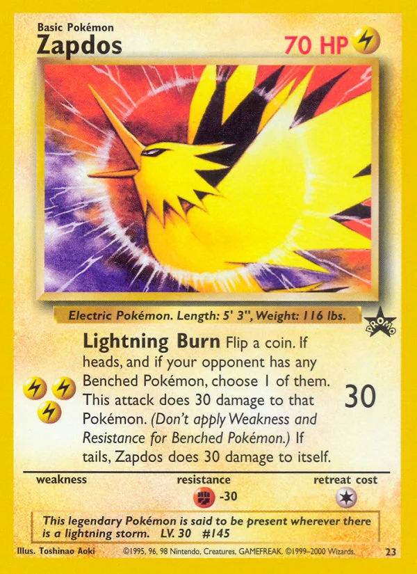 Zapdos · Wizards Black Star Promos