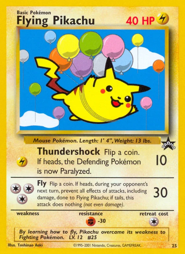 Flying Pikachu · Wizards Black Star Promos
