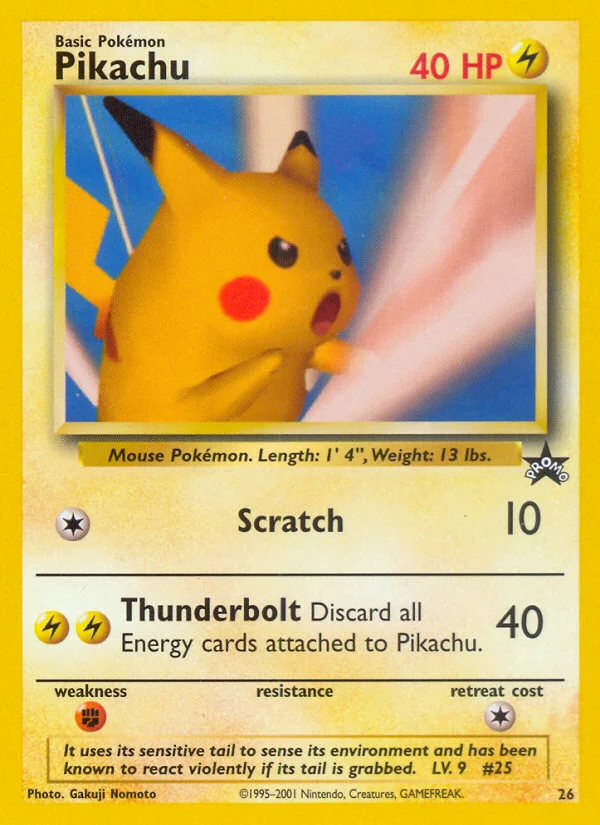 Pikachu · Wizards Black Star Promos
