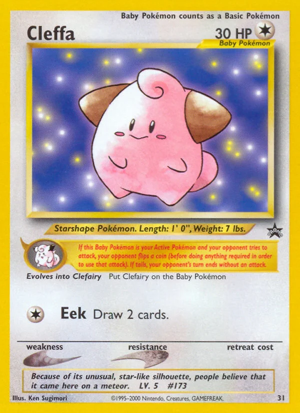 Cleffa · Wizards Black Star Promos