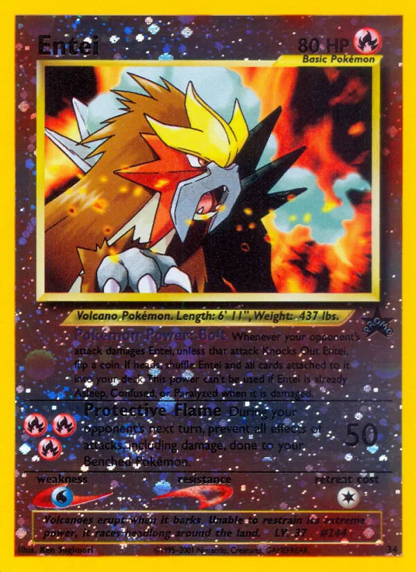 Entei · Wizards Black Star Promos
