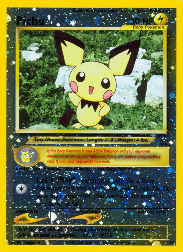 Pichu · Wizards Black Star Promos