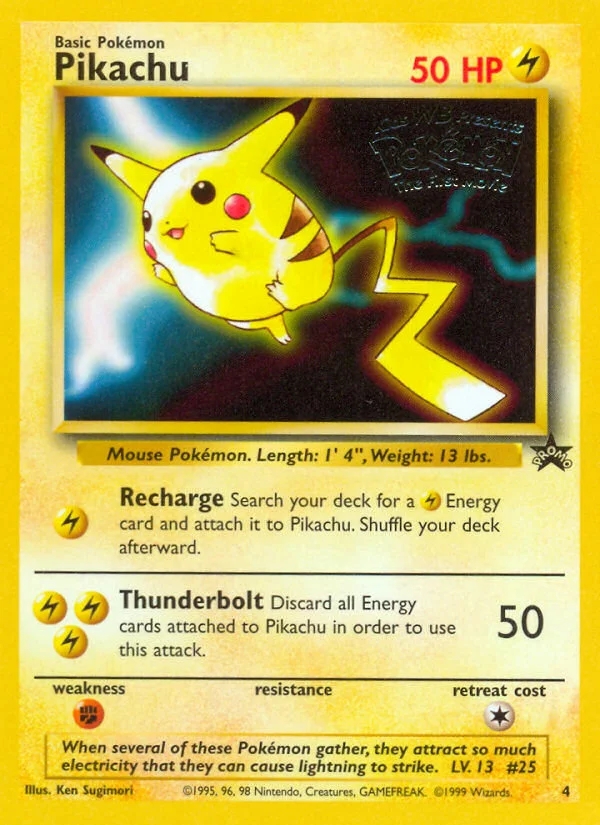 Pikachu · Wizards Black Star Promos