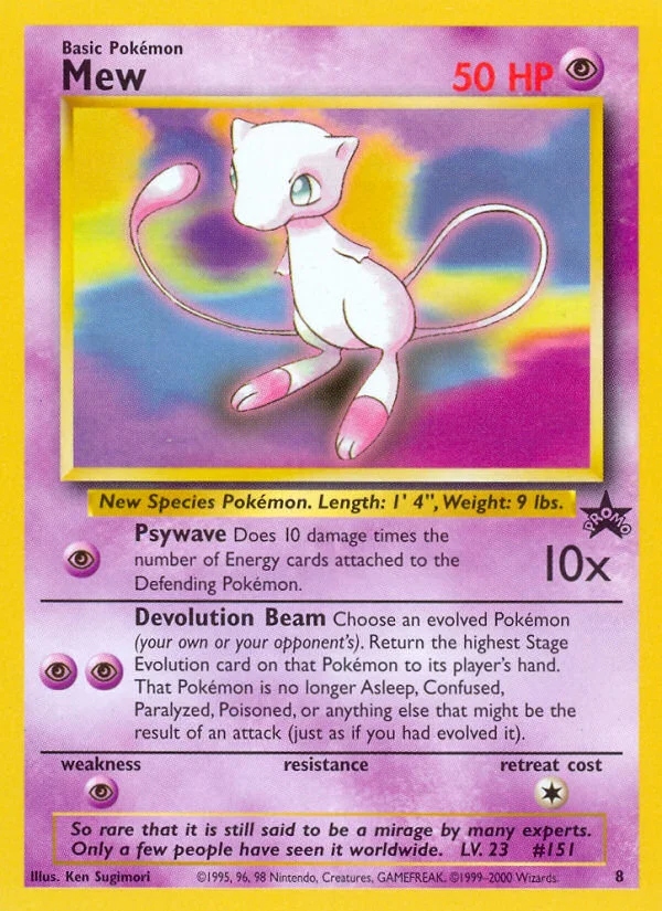 Mew · Wizards Black Star Promos