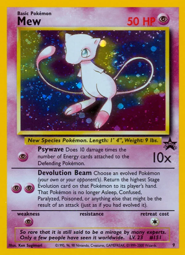 Mew · Wizards Black Star Promos