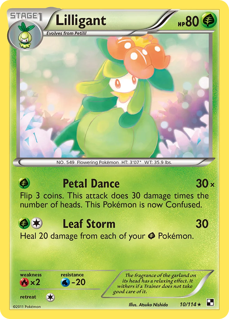 Lilligant · Black & White