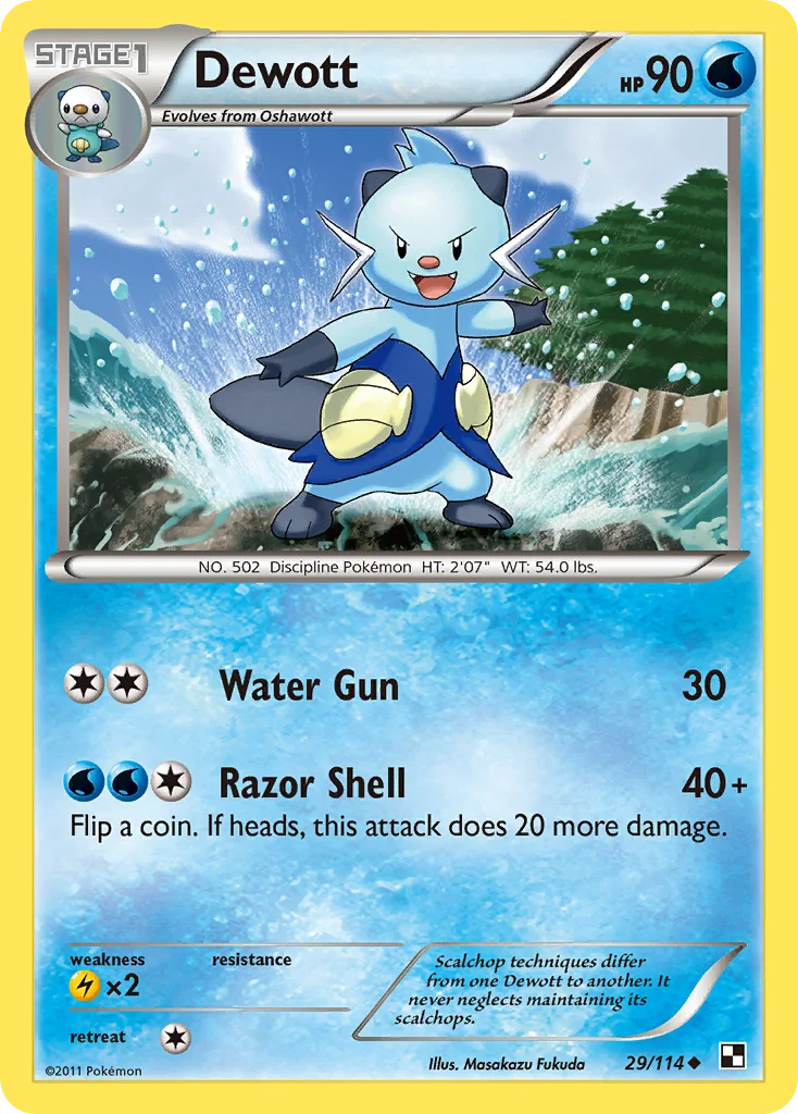 Dewott · Black & White