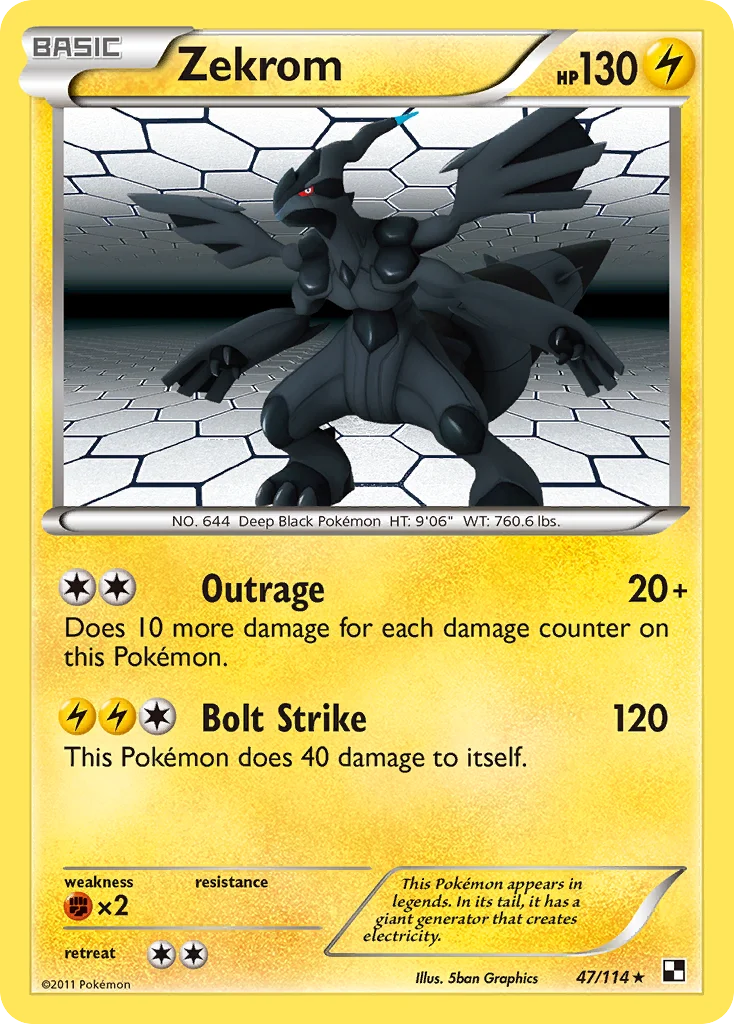 Zekrom · Black & White