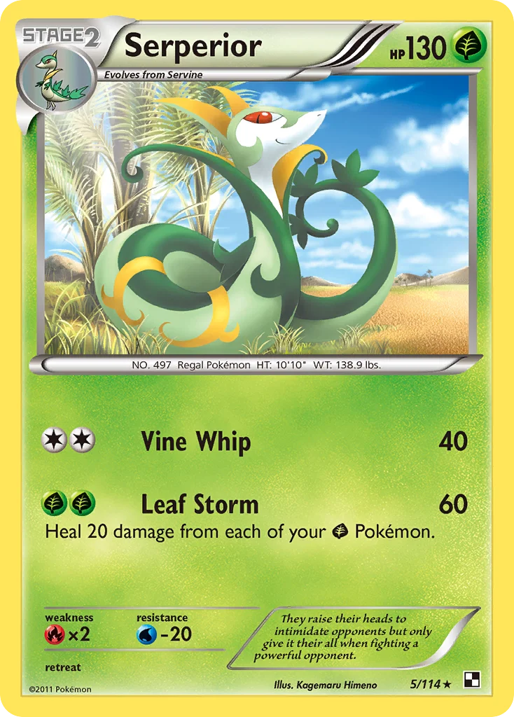 Serperior · Black & White