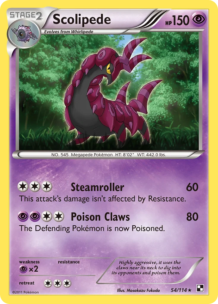 Scolipede · Black & White