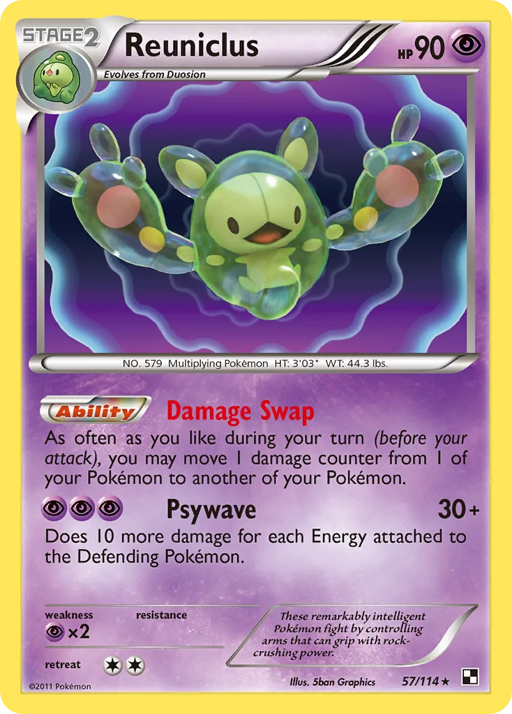Reuniclus · Black & White