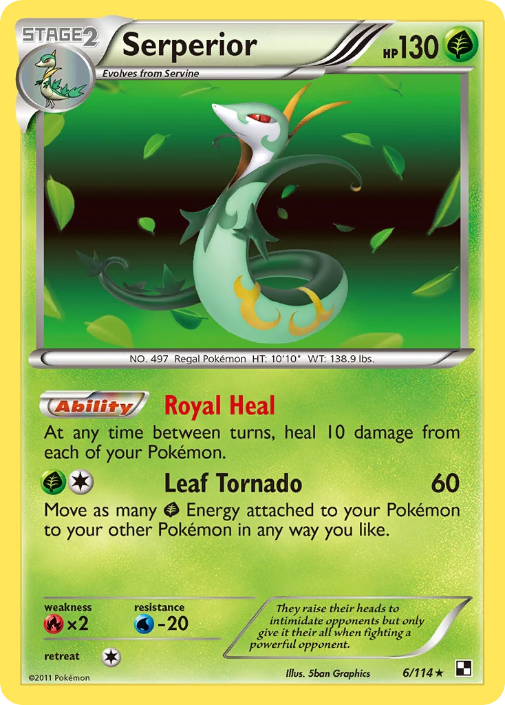 Serperior · Black & White