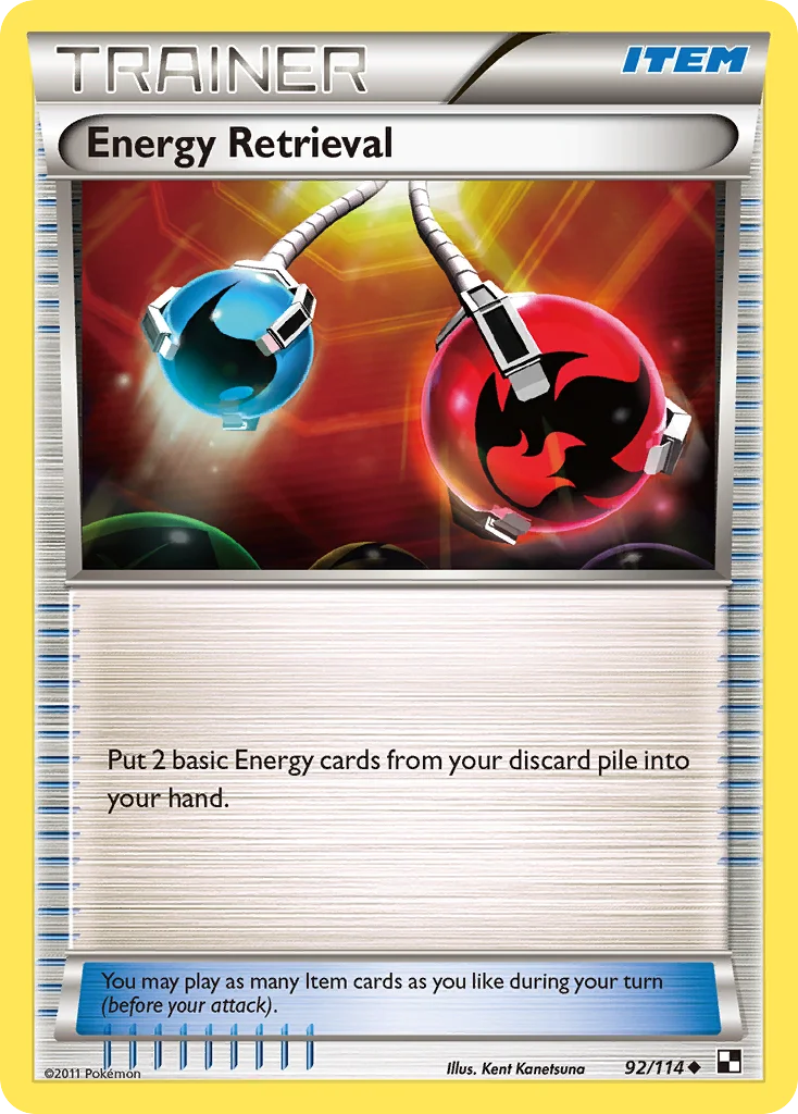 Energy Retrieval · Black & White