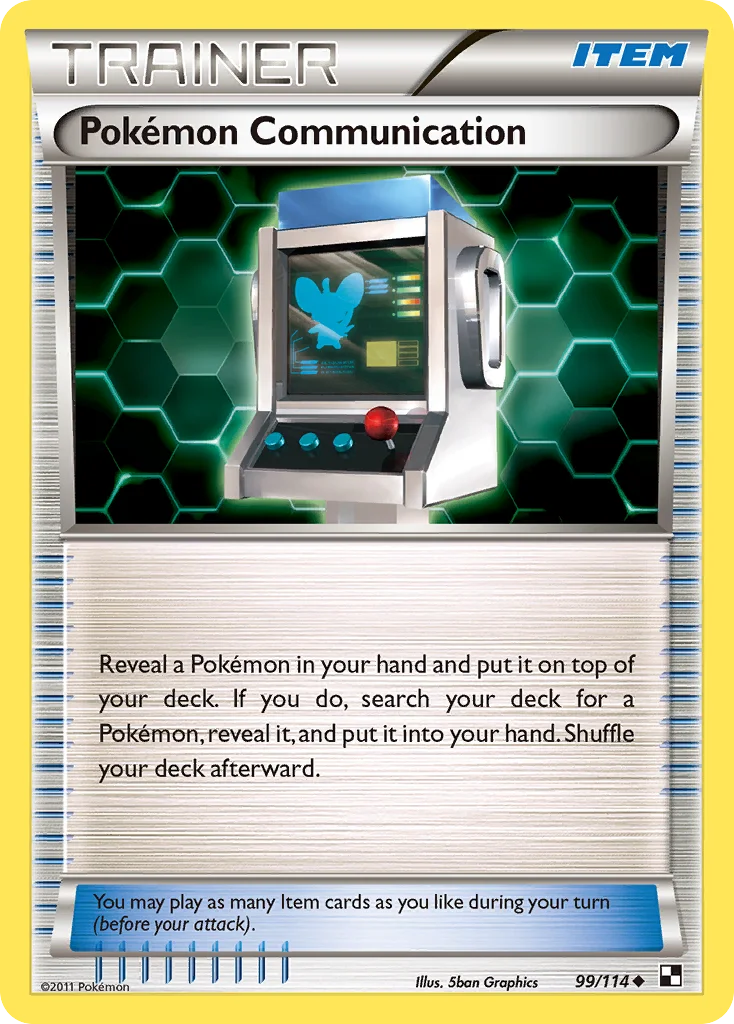 Pokémon Communication · Black & White