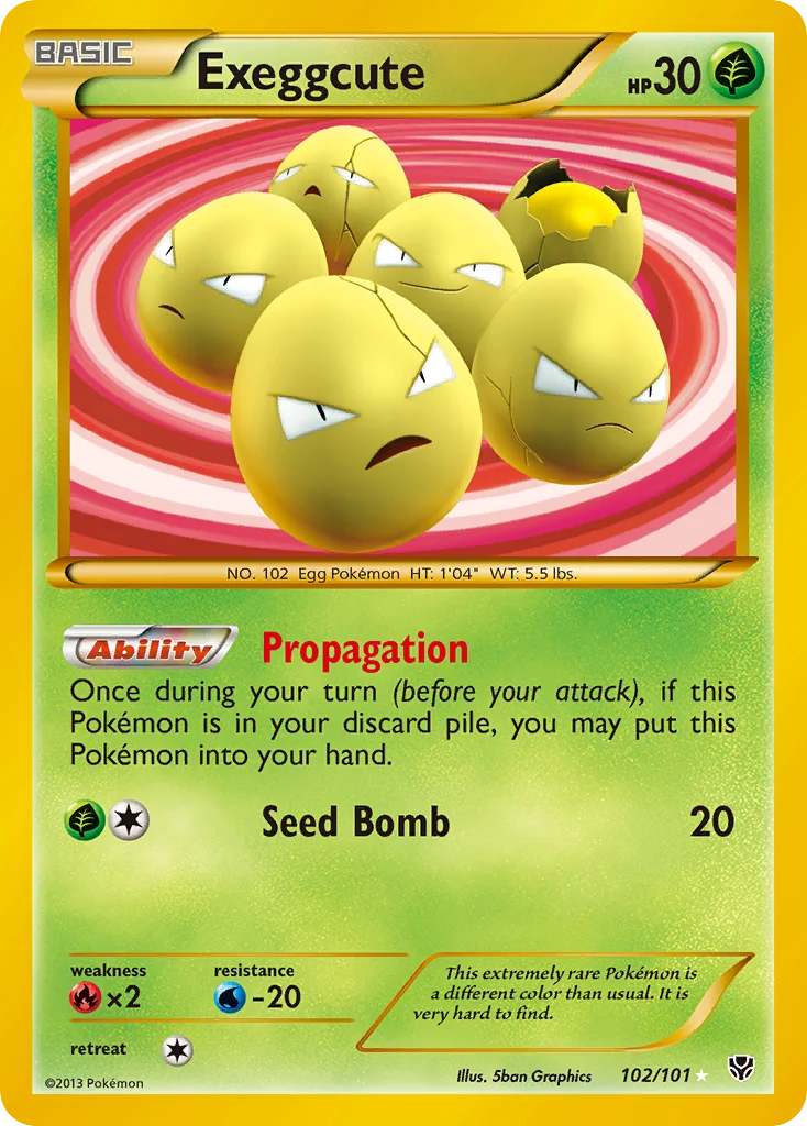 Exeggcute · Plasma Blast