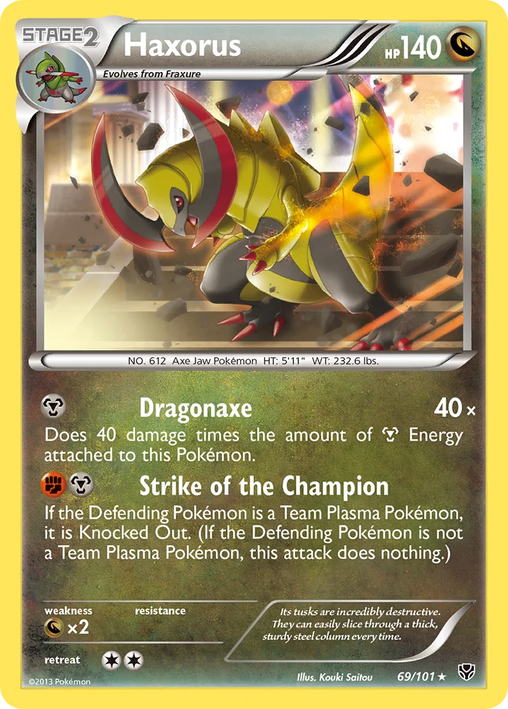 Haxorus · Plasma Blast