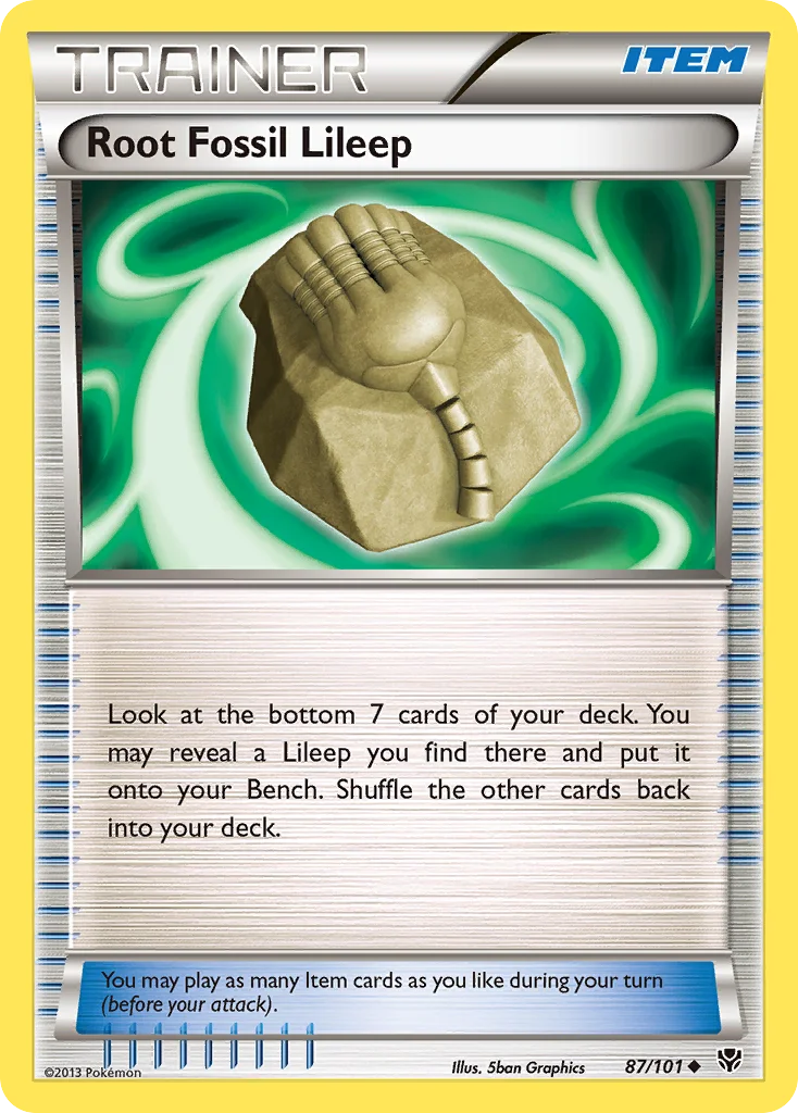 Root Fossil Lileep · Plasma Blast