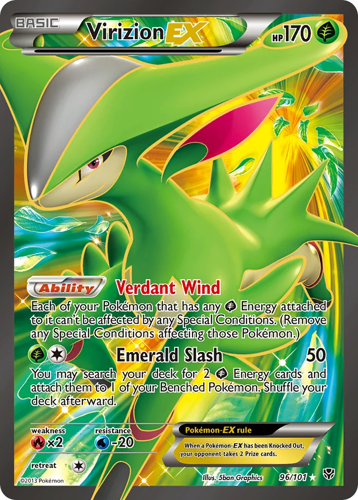 Virizion-EX · Plasma Blast